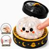 Squishy Steamed Bun Stress Relief Toy with Decorative Container Soft PU Foam Slow Rising Sensory Fidget Toy for Adults and Kids