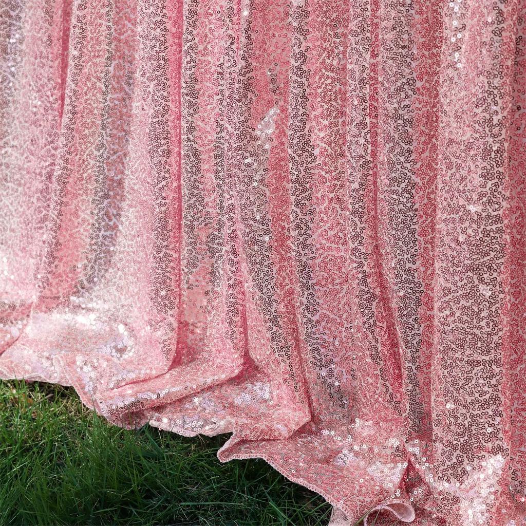 Table Cloth Polyester Rectangle Table Skirt Sparkle Party Wedding Christams Banquet Baby Shower Birthday Cake Table Decoration