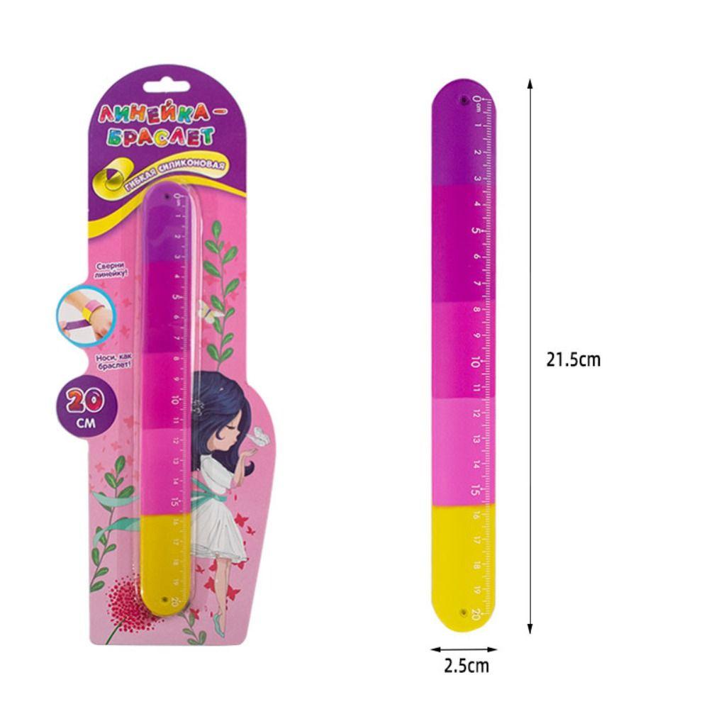 

Снятие тревожности, браслет с защелкивающимся кольцом, линейка для детей, игрушка-нервозность, измерительная линейка для взрослых и детей E