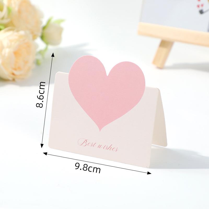 3D High-End Blank Folding Greeting Card with Handwritten Wishes