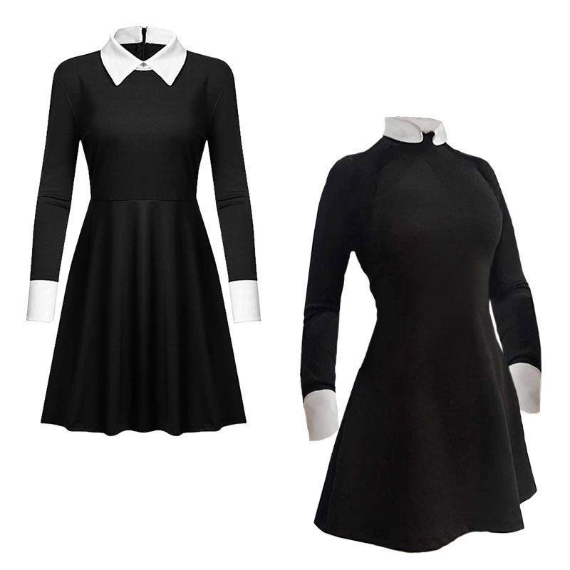 Stylish The Addams Family 2 Halloween Costume For Gothic Cosplay Party