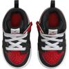 Air Jordan 1 Mid RM EasyOn TD Bred Dětské tenisky Černá Bílá Univerzitní červená FQ1283-006