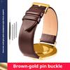 Thin Leather Strap 12 14 15mm 16mm 18mm 19mm 20mm 22mm For Tissot Longines Casio Watch Band Men Women Brown Blue White Bracelet