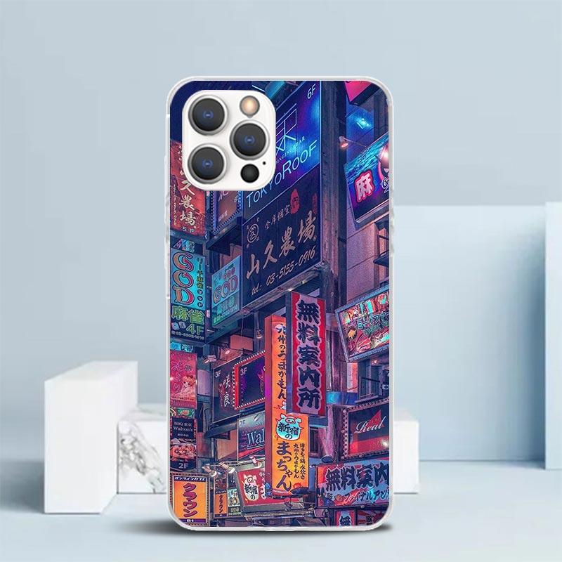 Anime Aesthetic Scenery Phone Case For IPhone 16 17 Air 16E 15 14 Plus 13 Mini 12 11 Pro Max 7 8 + SE 2020 Soft TPU Back Cover 1