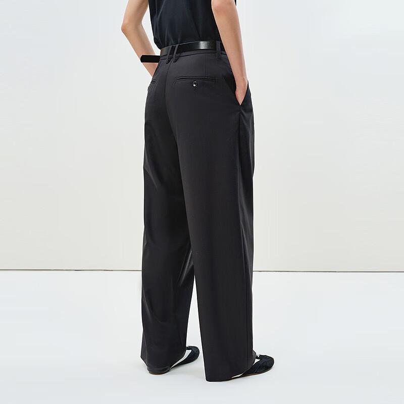 LESS 2025 Spring Casual Straight-Leg Trousers