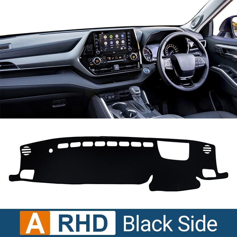 Car Dashboard Cover Avoid Light Pad Anti-UV Carpet Non-Slip Mats For Toyota Highlander XU70 Kluger   2022 2023