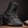 Men's High-Top Outdoor Boots Autumn Winter New Style Climbing Mountain Off-Road Tactical Boots Large Size Comfortable Shoes