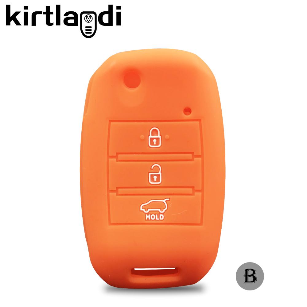 Silikonowy Pokrowiec na Kluczyk Uchwyt Brelok dla Kia Rio GTLine X-line Sorento Optima 3 Cerato K4 Sportage Ceed KX K4 K5 Sorento Prime 3