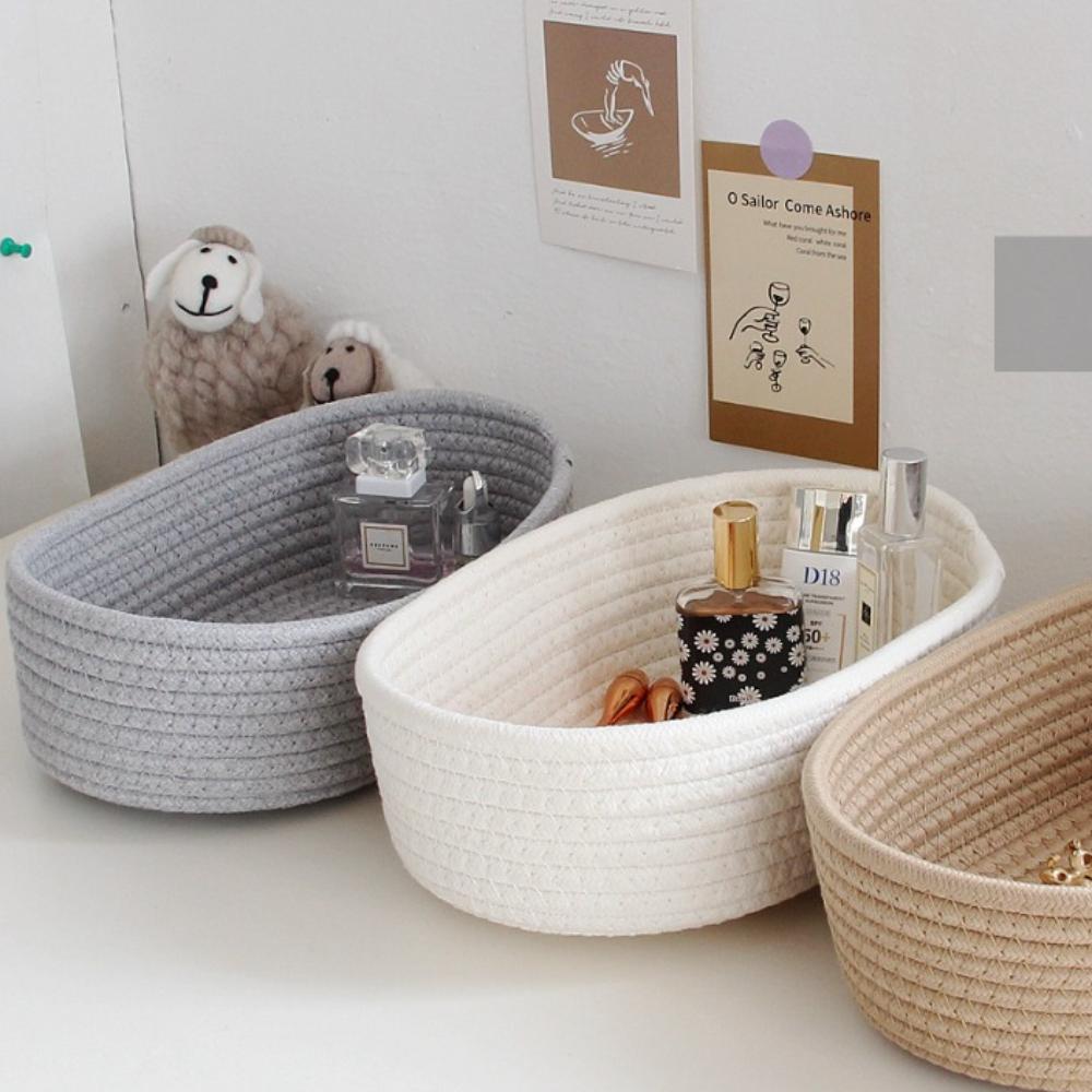 Office Supplies Desktop Storage Basket Sundries Storage Box Sundries Organizer Comestics Basket