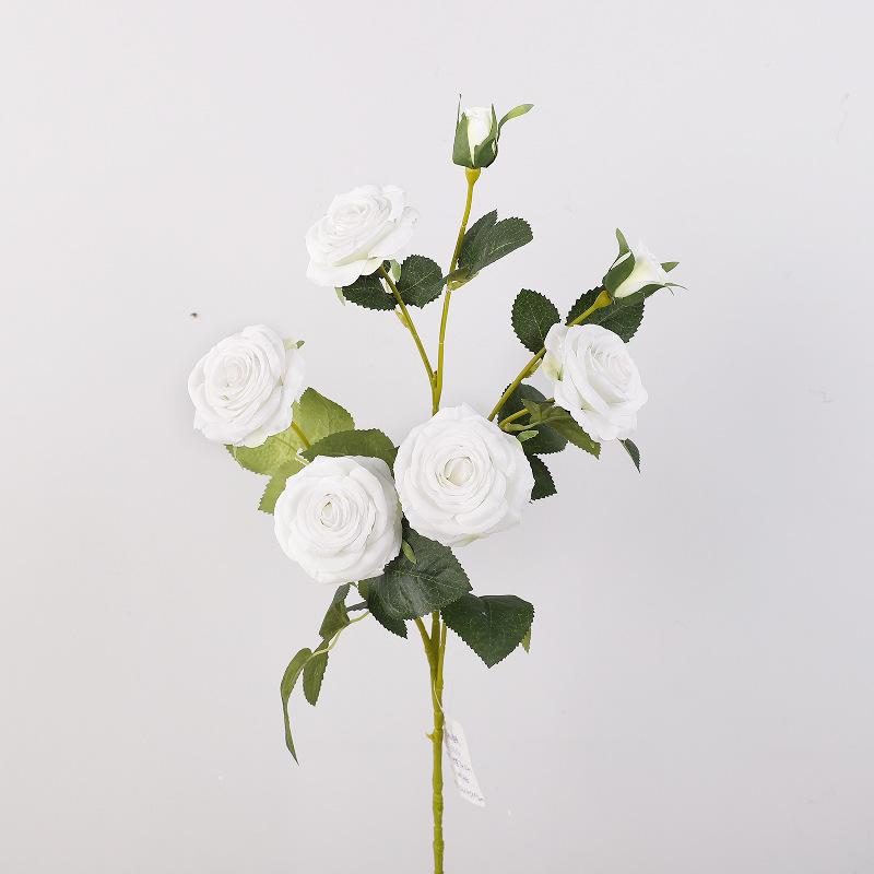 

Ou Lifei s new simulation of 7 small round roses, indoor furniture fake flower wedding scene