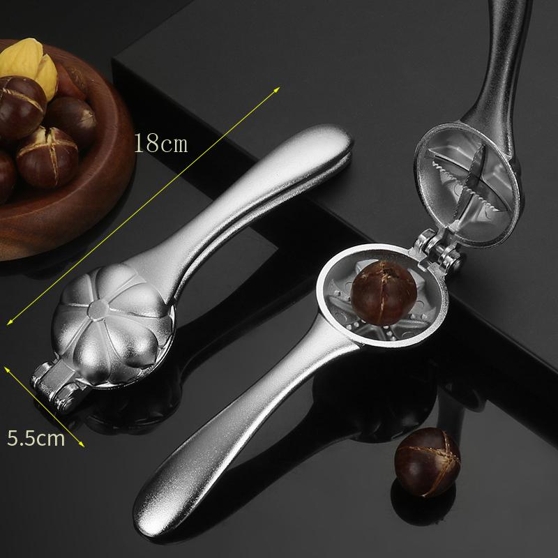2in1 Stainless Chestnut Opener Quick Nutcracker Sheller Sheath Opening Machine Cutter Nuts Opener Kitchen Household Supplies