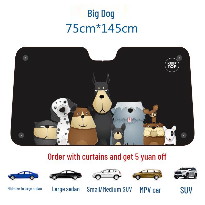Car Windshield Sunshade: Front Window Heat Insulation & Sun Protection Visor