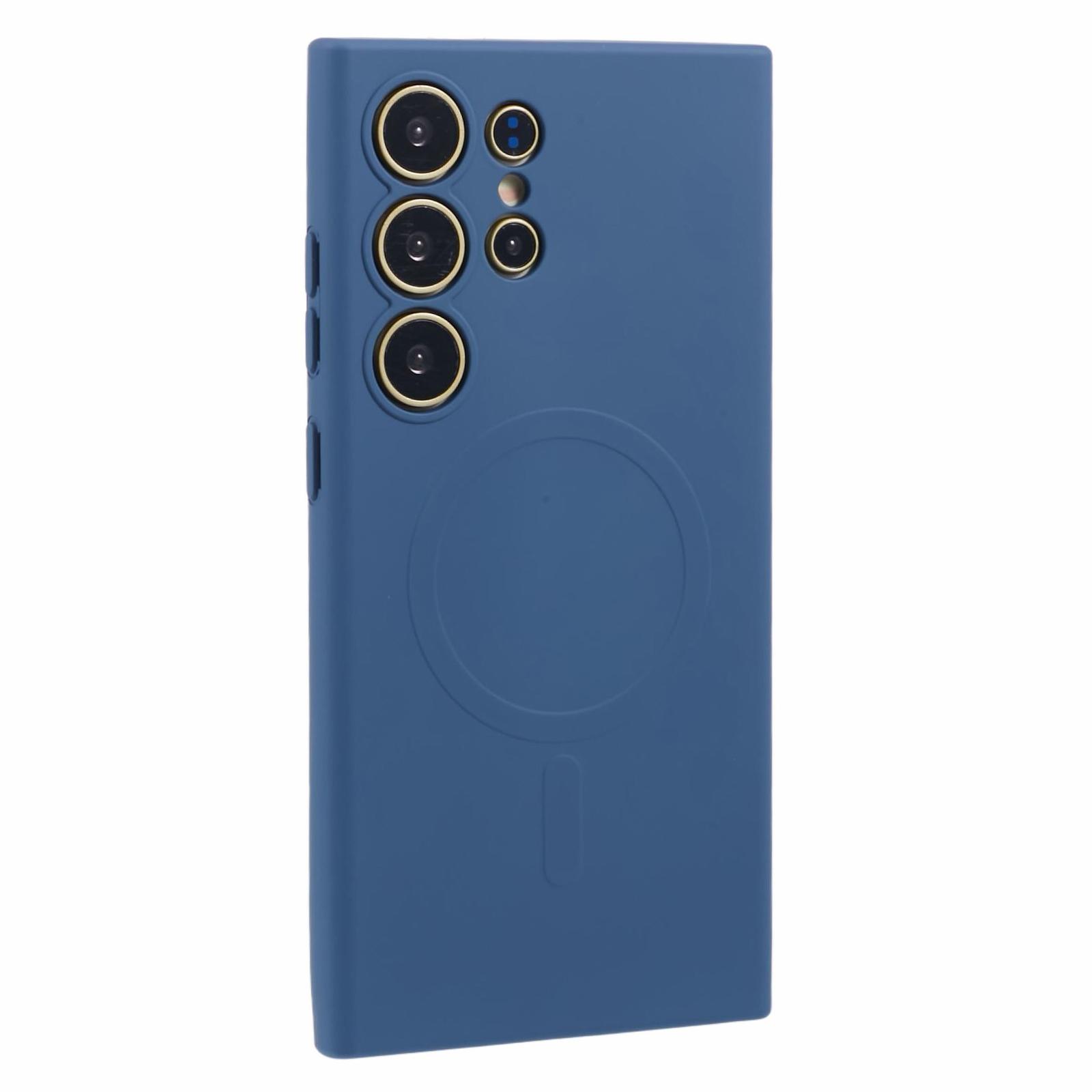 

For Samsung Galaxy S24 Ultra Case Shockproof TPU Phone Cover Compatible with MagSafe Sapphire