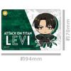 Attack on Titan Synthetic Leather Pass Case F [Levi]