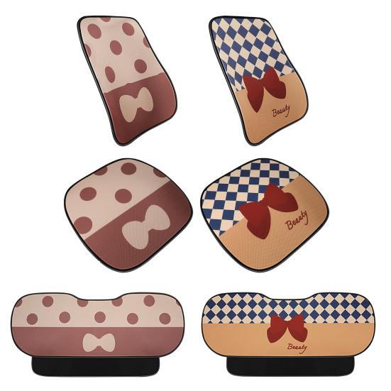 1Pc Seat Cushion   Stain Resistant Excellent Ventilation High Elasticity Colorfast Protective Four Seasons Automobile Seat Cover Cushion Pad for Car