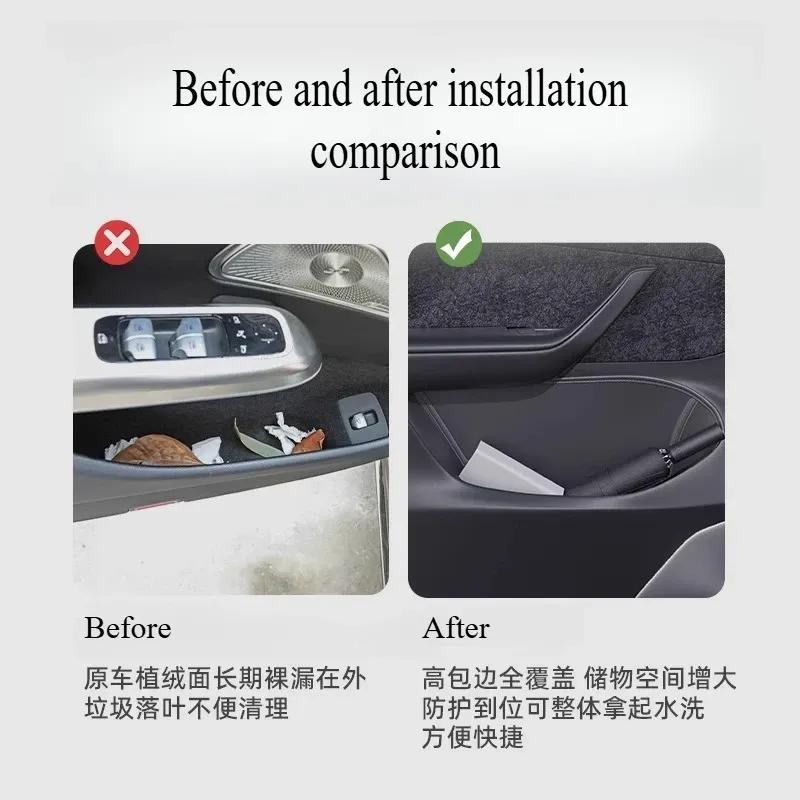 For 2025 Chery Tiggo 9 Door Storage Pad Box Door Slot Pad Modification Parts Car Interior Products