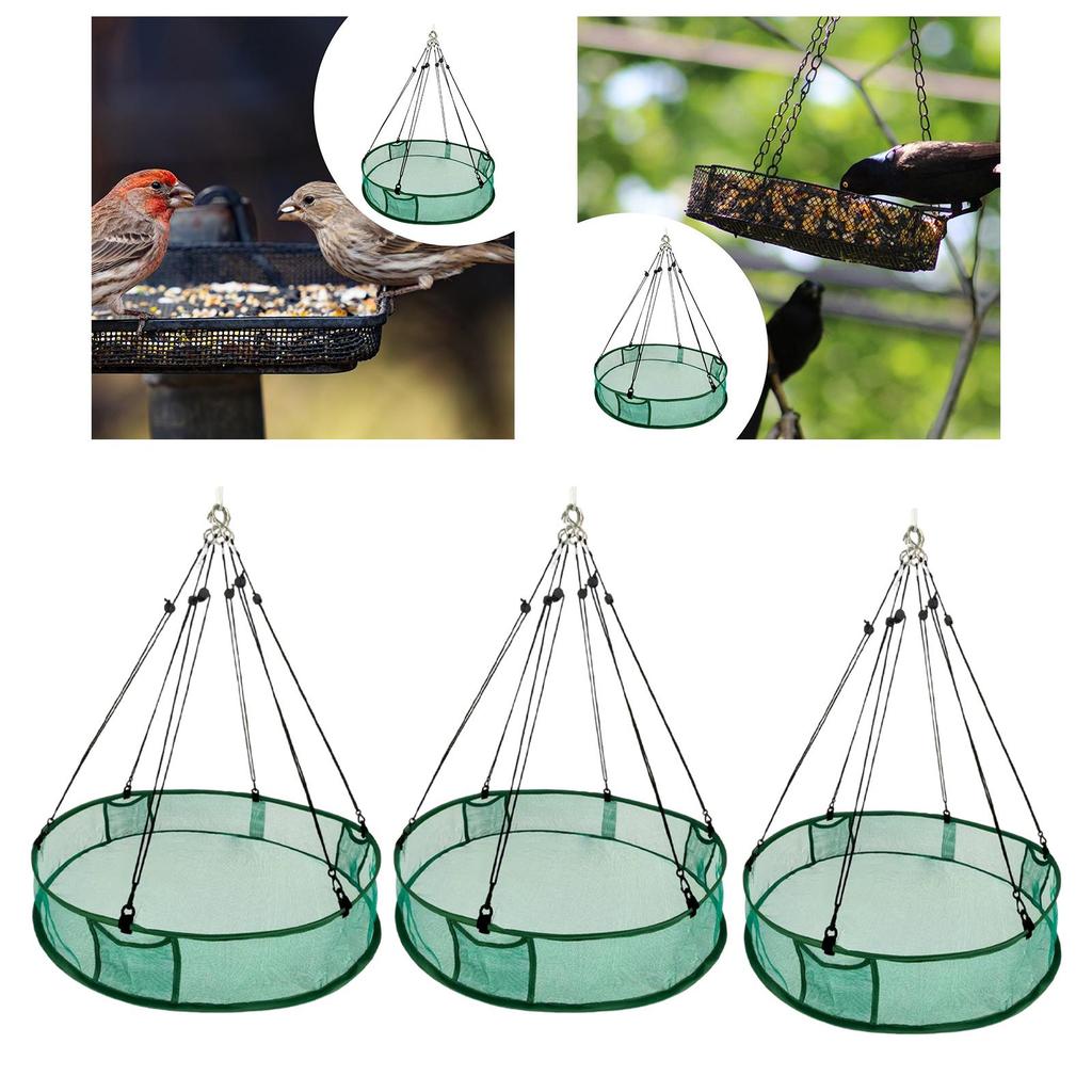 Bird Seed Catcher Tray Large for Attracting Birds Outdoors Backyard Garden
