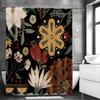 Spring Flower Shower Curtain, Bathroom Decorative Shower Curtain, Waterproof Shower Curtain With Hooks