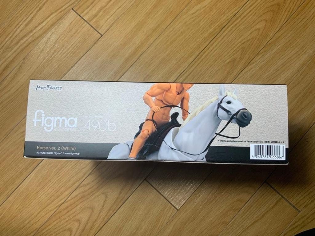 [USED] figma Horse ver.2 (White) - with bonus item