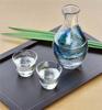 Toyo Sasaki Glass Cold Sake Glass Set Gold Leaf Made In Japan Carafe Glass 80ml 3 Pieces 300ml, G640-M60
