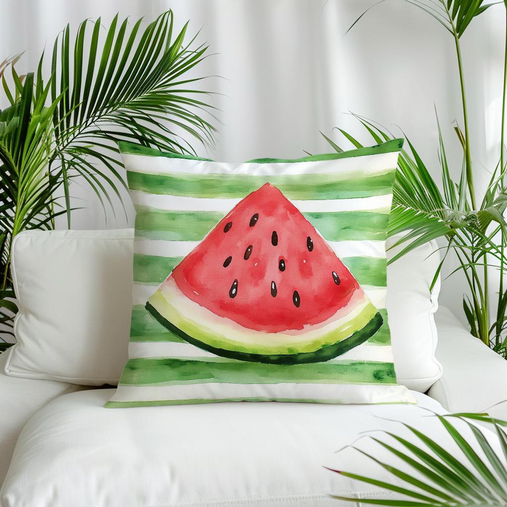 Home Decor Watermelon Patterns for a Sweet Summer Pattern Cushion Cover Suitable for Sofa Bedroom Car Pillow Cover