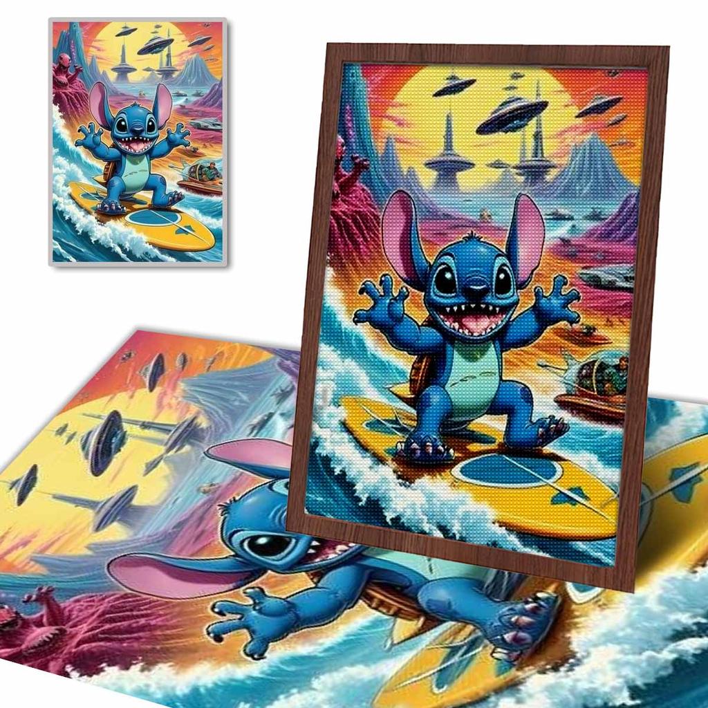 5D Diy Diamond Painting Stitch on The Surf Full Drill Rhinestones Mosaic Embroidery Handmade Products Home Decor Gift