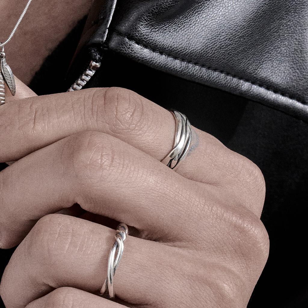 Silvertag Sir-25Fw6 Open Silver Ring