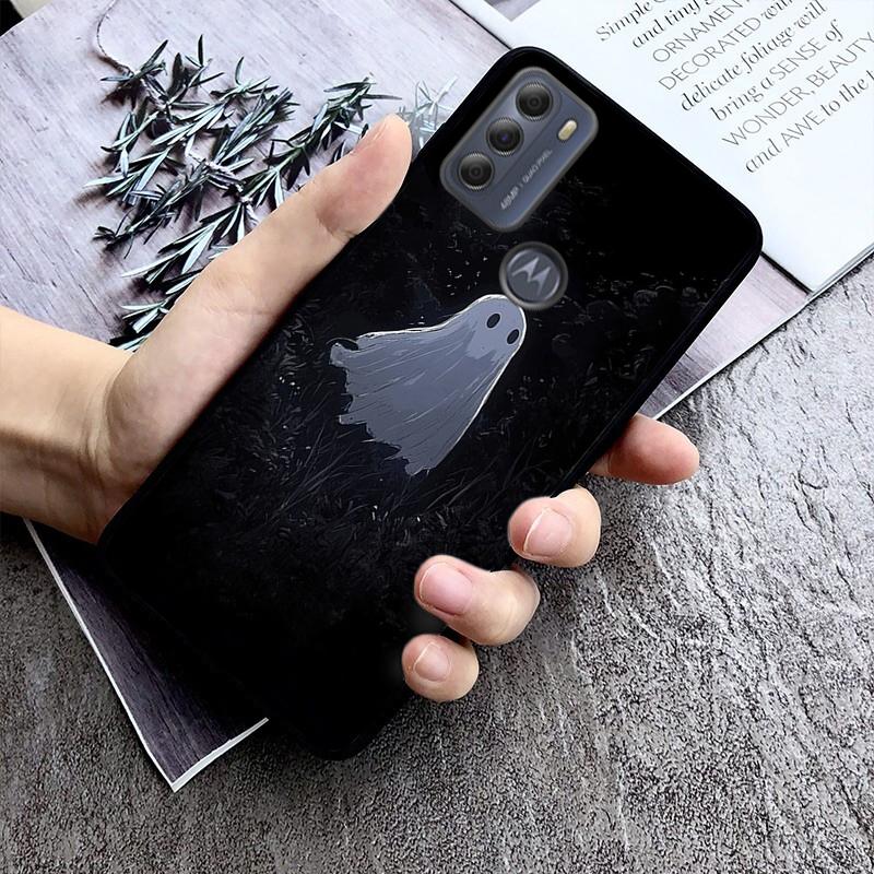 

Phone Case For Moto G86 G85 G75 G15 G05 G56 G72 G53 G54 G84 G60 G31 G32 G24 G 5G G Play Cute Cartoon Ghost Moto G75