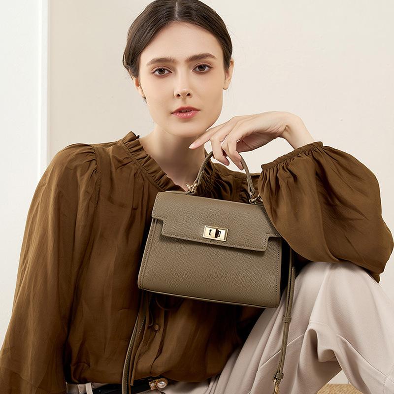 Popular All-in-one Leather High-grade Leather Carry-on Bag Crossbody Handbag Female Classic