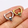 Stylish Skull Nose Studs Elegant Stainless Steel Skull Nose Pin Nose Stud Perfect For Individualized Decoration