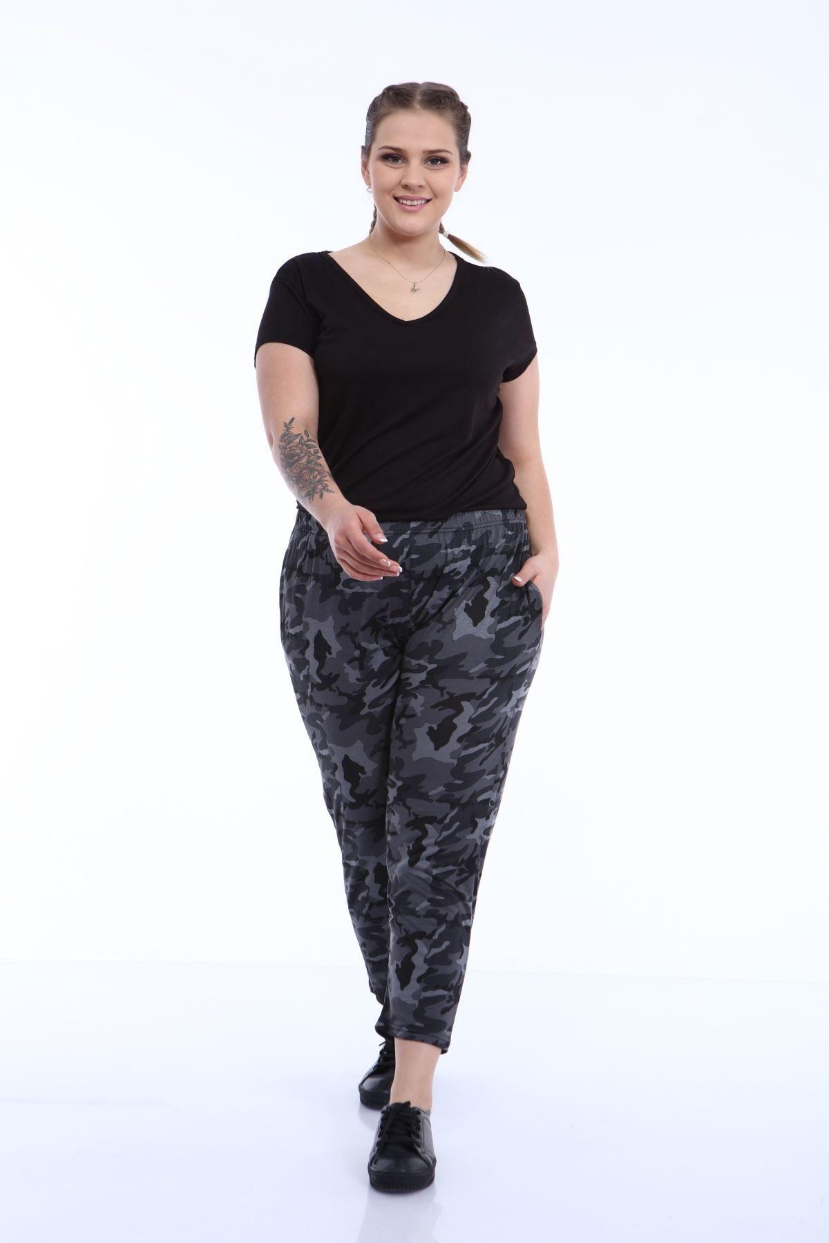 

Women s Style Plus Size Pants Big Size Flexible Trousers 1D-1798 XL