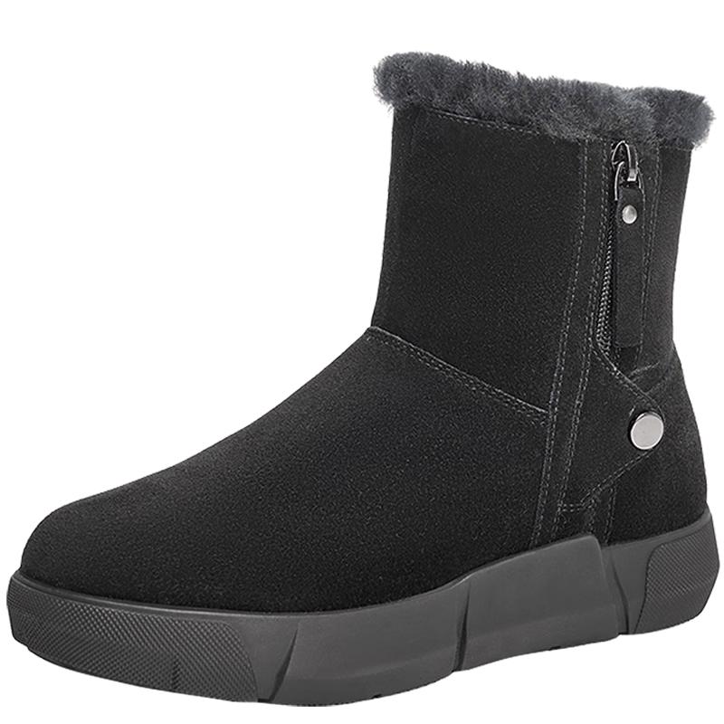 SENDA Women s Warm Plush Short Snow Boots 36