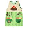 Marushin Ghibli Apron for Nursery Moving Castle In the Cute Character Adult Orchid Suitable for Nursery School and 1025009600 Women, Teacher, Howl's