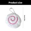Plush Fish Cake Keychain Hanging Ornament for Fish Enthusiasts Handmade Key Chain Jewelry Decorative Fish Accessory