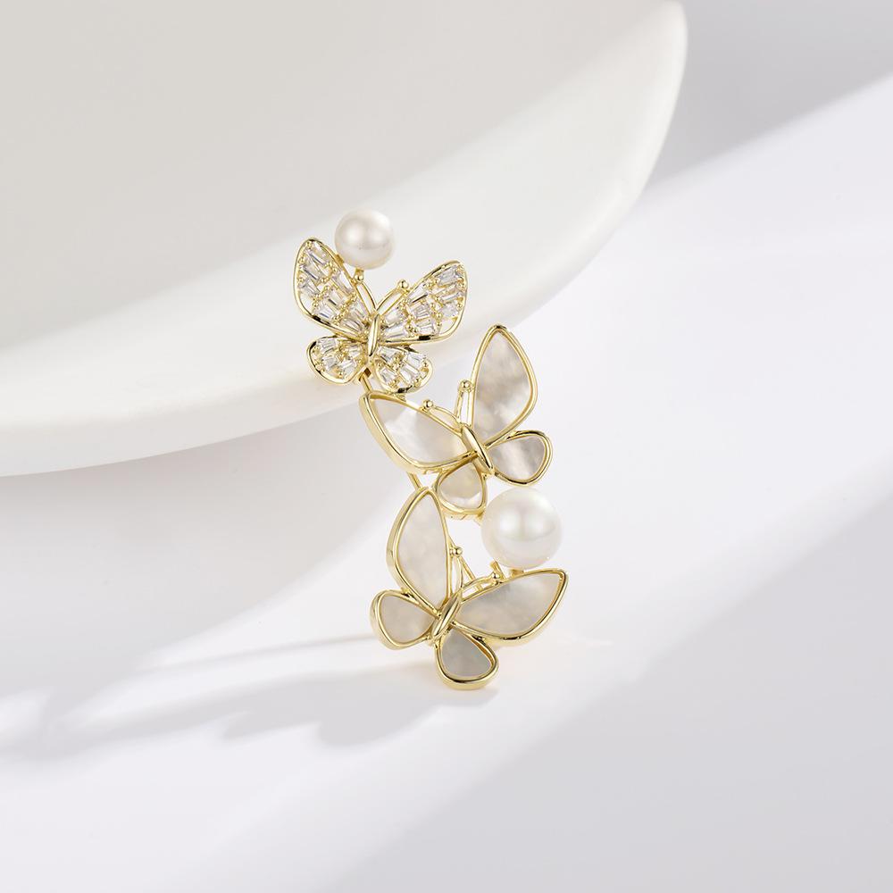 

Старші Брошки Квітка Листя Брошка Шпильки для жінок Костюм Кулон Модні Брошки Ювелірні вироби золотий