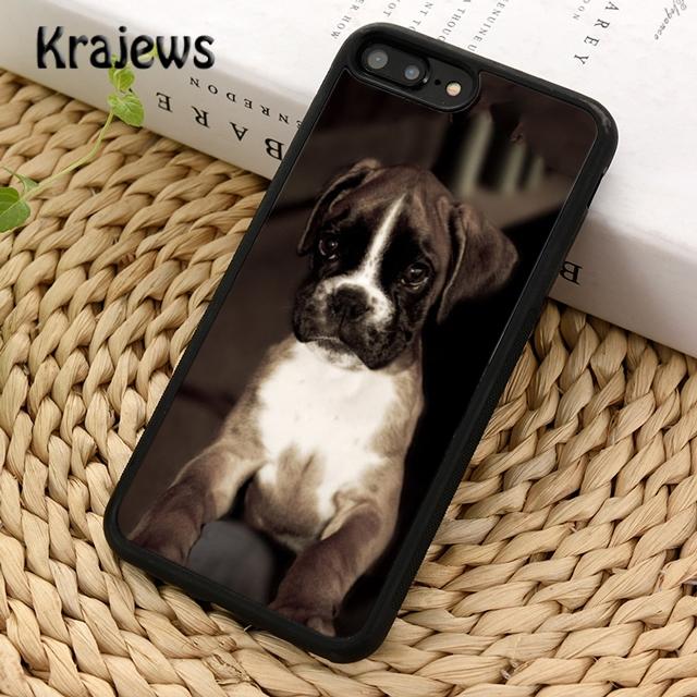 Krajews Boxer Dog Cute Funny Phone Case Cover For iPhone 14 5 SE 6s 7 8 plus XR XS 11 12 13 pro max Samsung Galaxy S21 S22ultra