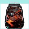 Mochila 3D de Grande Capacidade Naruto Leve Redutora de Carga Mochila Escolar Para Crianças