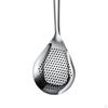 304 Stainless Steel Skimmer Slotted Spoon Anti Scald Handle Kitchen Strainer Ladle
