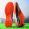 2025 New Children's Football Shoes Men's Sports Competition Training Shoes Artificial Turf Socks Mouth Flat Bottom TF Broken Nails