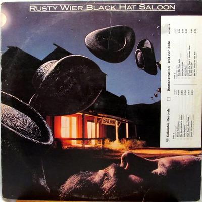 Disco de Vinil RUSTY WIER - Black Hat Saloon PC34319PROMO COLUMBIA 1976 US Country Usado