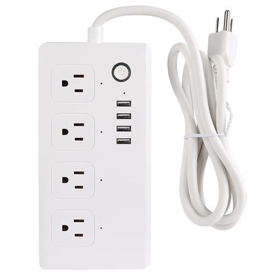Intelligente Steckdose WiFi Smart Outlet Steckdosenleiste mit 4 USB Unterstützung für App-Fernbedienung