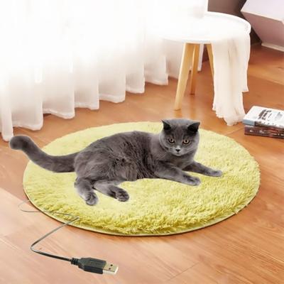 Yousheng USB-Heizkissen für Haustiere, wasserdicht, gegen Stromleckage, gemütlicher thermostatischer Winterheizer für Hunde und Katzen