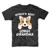 Welsh Corgi Grandma Shirt - World's Best Corgi Grandma Dog Granddog T-Shirt