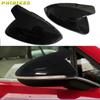 Couvercles de rétroviseur latéral arrière Clignotants Pour VW Golf 7 MK7 GTI Pour Touran 2014-2018 Coque de rétroviseur Noir Brillant Accessoires de voiture