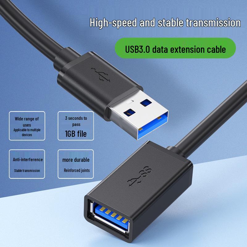 USB 3.0 Extension Cable: Male To Female Adapter for USB Devices