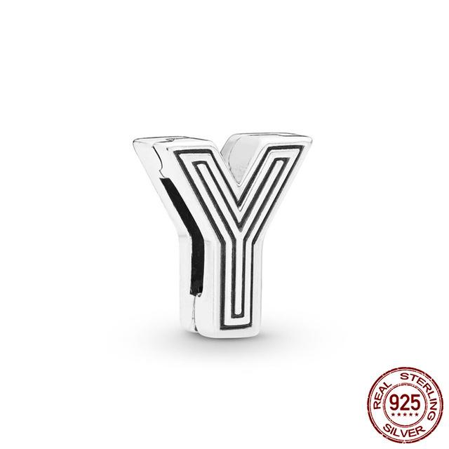 New Copper A-Z26 English Letter Bonded Beads That Can Be Freely Combined Are Fit For Flat Bracelets Diy Fine Jewelry