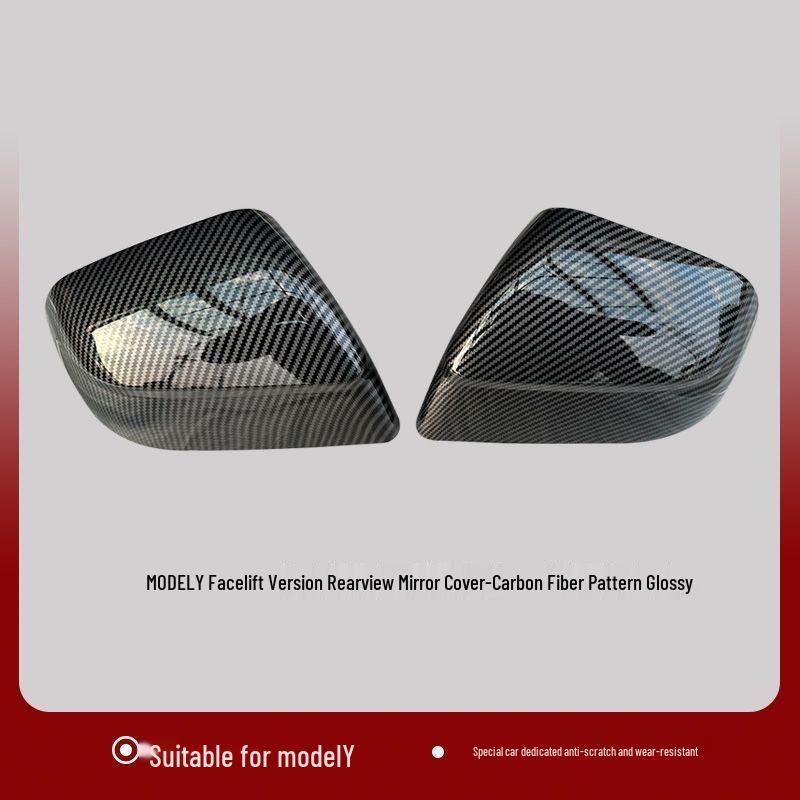 Kryt z uhlíkových vláken pro zrcátko 2025 Tesla Model Y