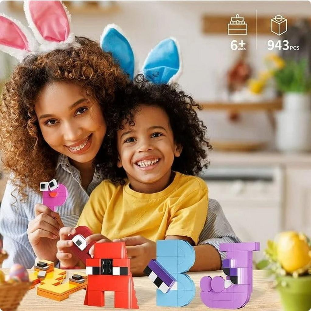 A-Z Alphabets Education Toys ABC Alphabet Learning Toys, ABC Learning for Toddlers Alphabet Knowledge Building Bricks for Boys Girls