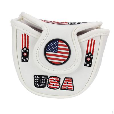 Golf Mallet Putter Kopfschutz Schutzhülle aus PU-Leder