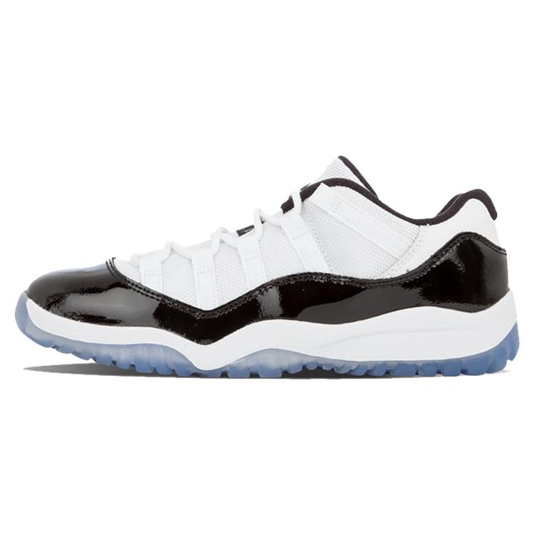 Air Jordan 11 Retro Low BP 'Concord' (Unisex) White / Black-Dark Concord Kids' Basketball Shoes 505835 153